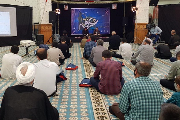 مراسم پر فیض دعای عرفه در مهدیه اردبیل + عکس
