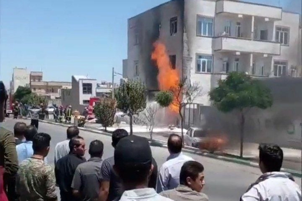 انفجار کپسول گاز در اردبیل حادثه آفرید+ عکس و فیلم