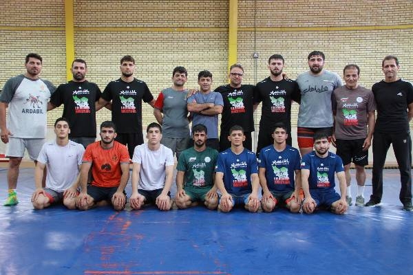 اردوی تیم ملی کشتی فرنگی جوانان در اردبیل